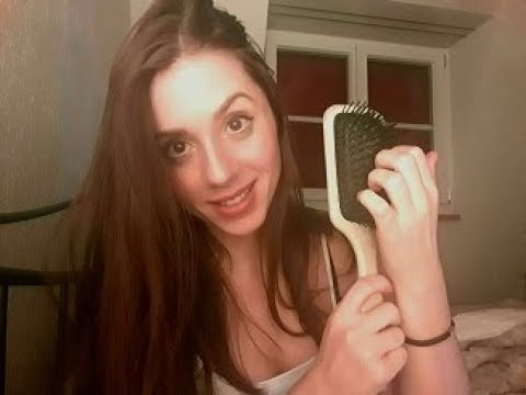 ASMR - it's all about HAIR - brushing - massaging - tapping - scratching