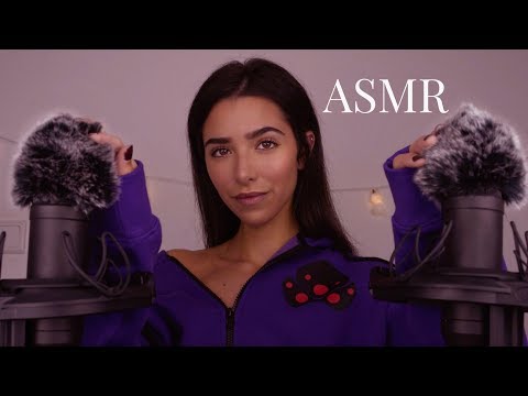 ASMR Scratching Your Fluffy Ears! Trying Different Mic Covers