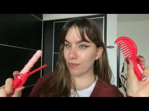 ASMR Haircut and Hairdye Roleplay (Highlights with Foils)