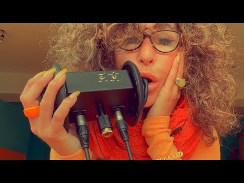 ASMR mouth sounds, ear eating - intense - tongue punches