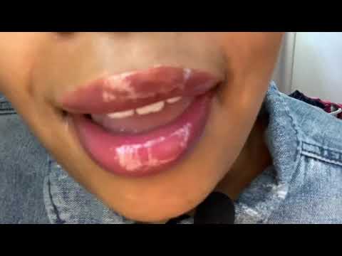 ASMR// Morning M0UTH S0UDssss ☺️😇 + Lip Gloss Application 👄