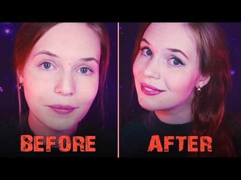 ASMR Get Ready With Me - Makeup, Hair Brushing, Whispered