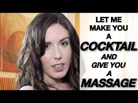 ASMR: Cocktail and Massage Role Play (Binaural Personal Attention; 3Dio)