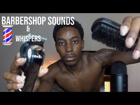 [ASMR] whispered Barbershop sound assortment for guaranteed sleep/relaxation