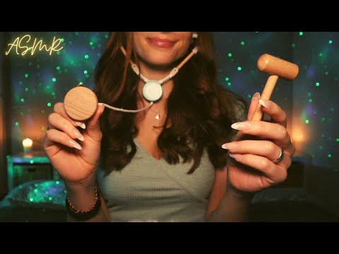 ASMR | Medical Exam Roleplay with Wooden Props
