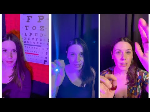 ASMR Role Plays: Eye Exam, Face Exam, Energy Healing, and More!