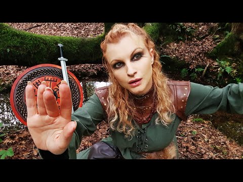 ASMR Viking woman in the woods fixes you.