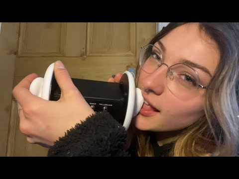 Ear eating, mouth sounds & ear play ASMR W/ 3dio 😳❤️