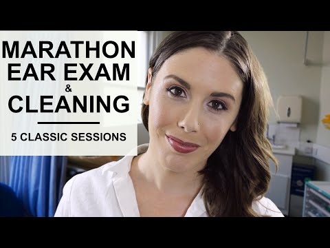 ASMR Ear Exam & Cleaning Role Play Compilation (Lots of Otoscope)