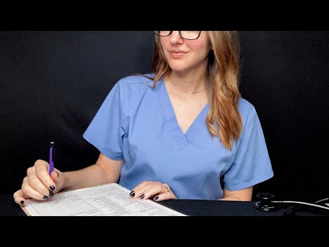 ASMR Checking You In for Doctor Appointment l Soft Spoken, Typing/Writing, Unintentional