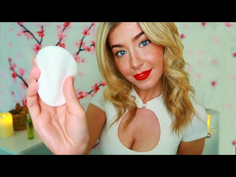ASMR GIVING YOU A PERSONAL...SPA FACIAL! | Spa Relaxation Roleplay For Sleep 🌸💤