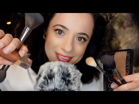ASMR| Fast & Chaotic Makeup Artist does your makeup before you audition (aggressive crazy roleplay)