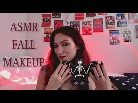 ASMR DOING MY MAKEUP {and yours} 🍂👻 FALL EDITION