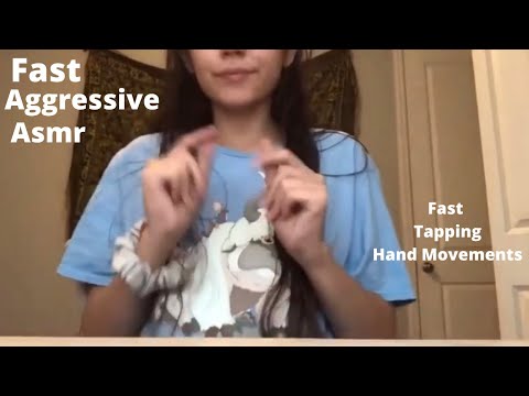 Fast and Aggressive ASMR tapping and scratching +