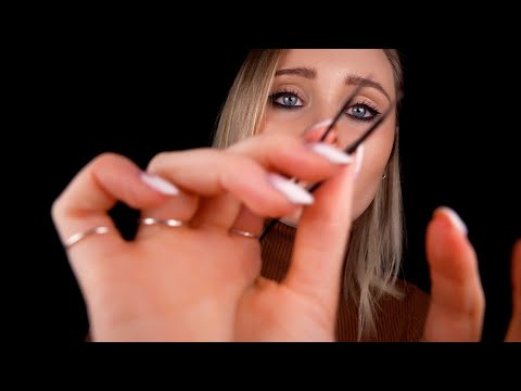 ASMR | Plucking, snipping and styling your EYEBROWS