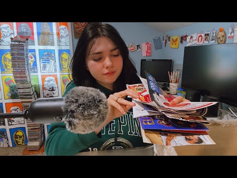 Sorting through mail ~ paper sounds, folding, cutting, soft spoken & whispers 📑 asmr