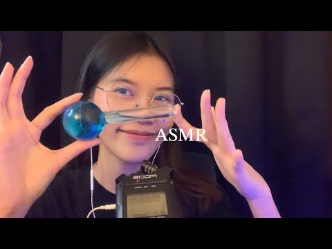 ASMR Thai Whispering for Sleep / Water and Mouth Sounds 😴