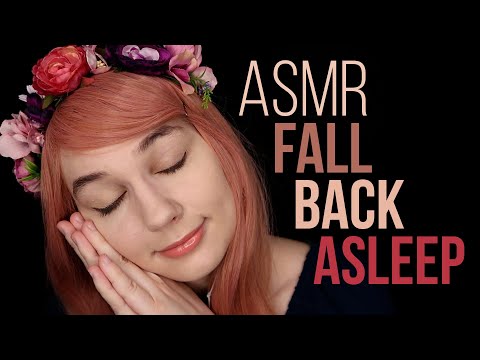 ASMR Fall Back Asleep Gently and Easily ~ No Talking, Rain, Yawns, Breathing, Shh, Bleary Eyes