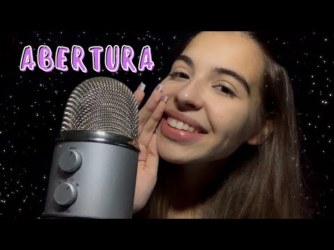 ASMR REPETINDO A ABERTURA DO CANAL | Sussurros Intensos