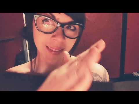 (( ASMR )) fast n random hand movements with periodic tapping and talking.