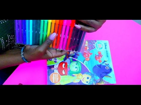 ASMR Coloring Relaxation | Disney Boo | Flipping Pages