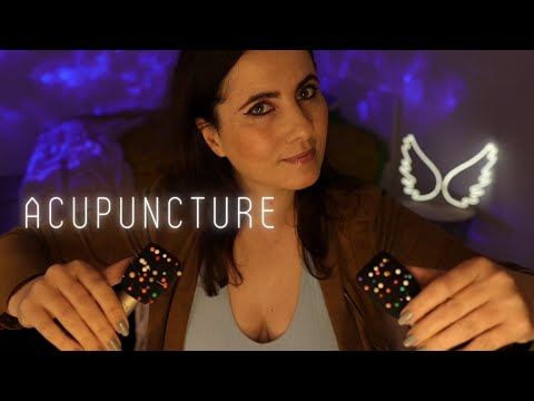 ASMR | Acupuncture With Gentle Rain Sounds *