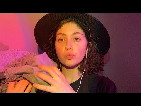 ASMR in different languages! with fabric and invisible scratching (french/français) (persian/فارسی)