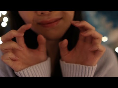 ASMR | Whispering & Breathing Closely, Scratching, Face Touching For Your Sleep