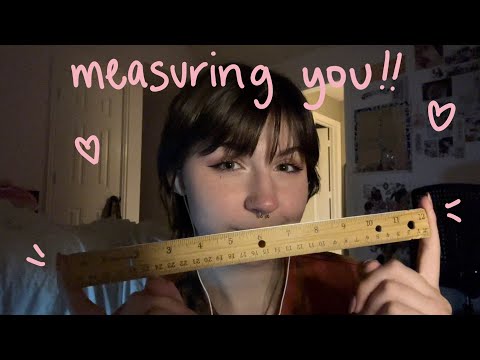 asmr | measuring your face 📏