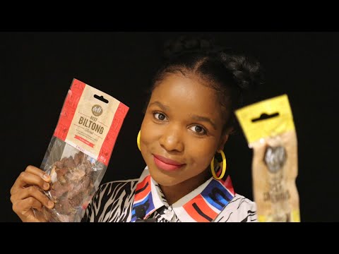 ASMR Over-Explaining About South African Snacks (Whispered African Accent)