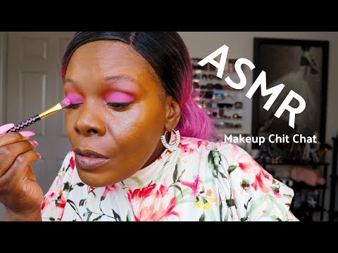 Makeup Chit Chat ASMR (Eating Sounds) Trying Huda/Foundation Vs