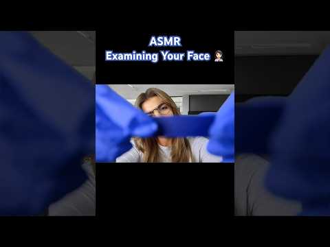 ASMR Examining Your Face @CalamityASMR  👩🏻‍⚕️ #asmr #roleplay