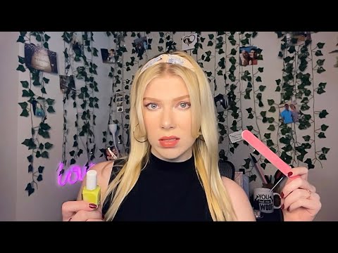 You NEED a Manicure |ASMR Sassy Nail Salon Roleplay| aggressive personal attention