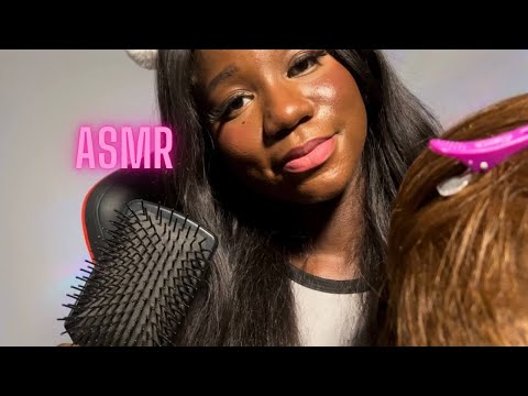 ASMR |  POV You're laying on my lap (head massage & personal attention)