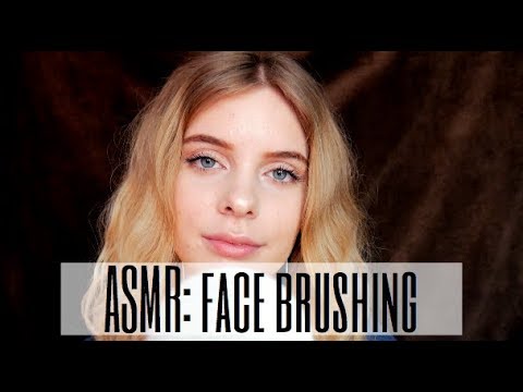 ASMR Face Brushing (With Brush Sounds!) l Whispered