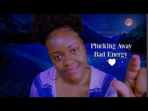 ASMR | Eating/Plucking/Flicking Away Bad Energy 💙✨ (Camera Tapping, Personal Attention)