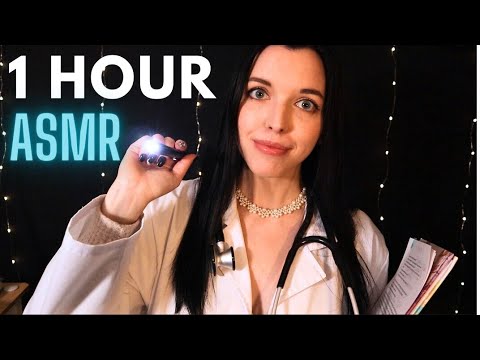 (ASMR) Medical Full Body Exam, Candle Shop RP, Airport Security Patdown & Reading Facts | 1 HOUR