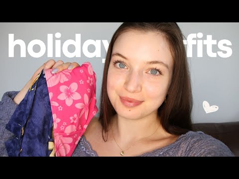 ASMR Whispered Spring/Summer Holiday Outfits (fabric sounds) 🤭🏖☀️🐚
