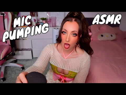 ASMR MIC PUMPING + SCRATCHING | fast and slow microphone pumping, scratching, rubbing, kissing 💗