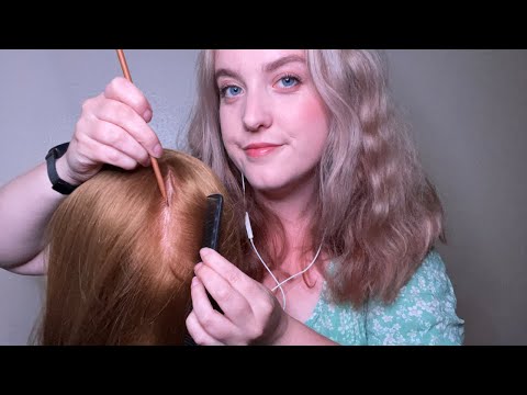 ASMR | Lice Check, Scalp Scratching and Head Massage