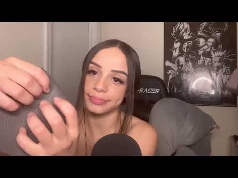 Trying ASMR for the first time | Fast & Slow Tapping | Whisper & Mouth Sounds