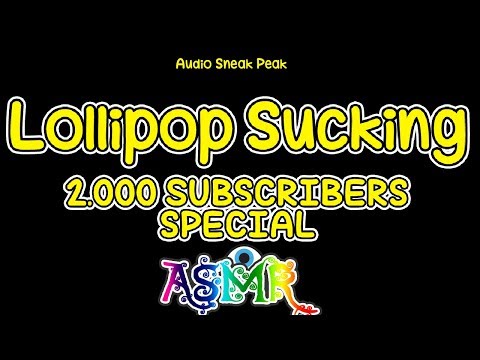 [ASMR] SPICY Lollipop Sucking | Sneak Peek AUDIO