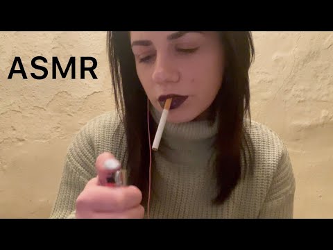 ASMR | Up Close & Personal (Super Relaxing Smoking)💋🖤