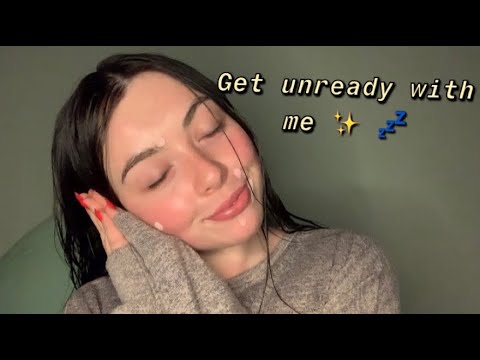 ASMR NIGHT-TIME ROUTINE | GET UNREADY WITH ME