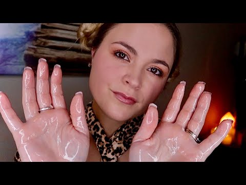 ASMR Face Oil Massage | Layered Sounds | Personal Attention
