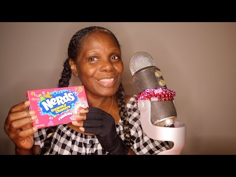 NERDS CRUNCHY GUMMY CLUSTERS | INAUDIBLE ASMR Eating Sounds