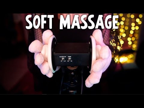ASMR Fluffy Ear Massage 💎  3Dio, No Talking