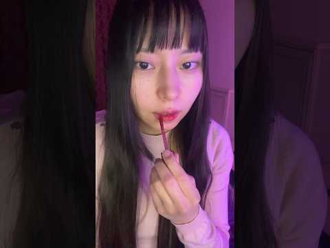 ASMR kissing you gently with red lipstick 💋
