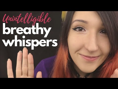 ASMR - BREATHY WHISPERS ~ Unintelligible, Close Up Binaural Whispers for Your Tingles! ~