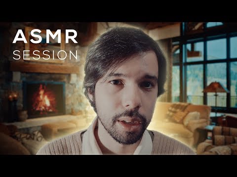 ASMR Session #02 ⋄ Speaking Portuguese, Crinkles & Tapping wood